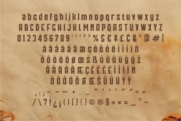 Aeretro Font - Preview 1