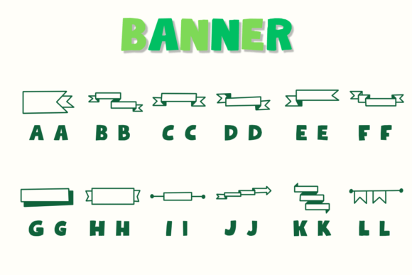Banner Font - Preview 1