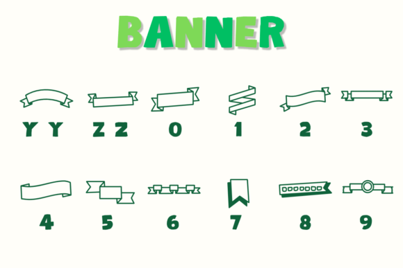 Banner Font - Preview 3