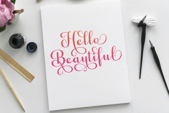 Bening Script Font - Preview 3