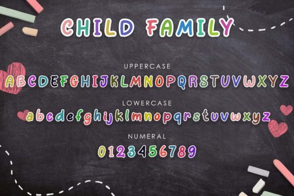 Child Family Font - Preview 4