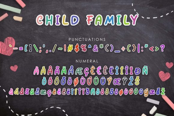 Child Family Font - Preview 5