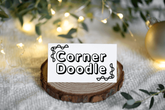 Corner Doodle Font - Preview 5