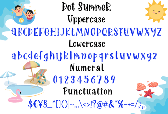 Dot Summer Font - Preview 4