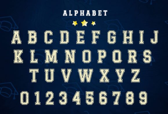 Graduation Grunge Font font preview - 1