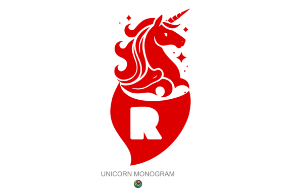 Red Unicorn Decorative Font By Bold Point