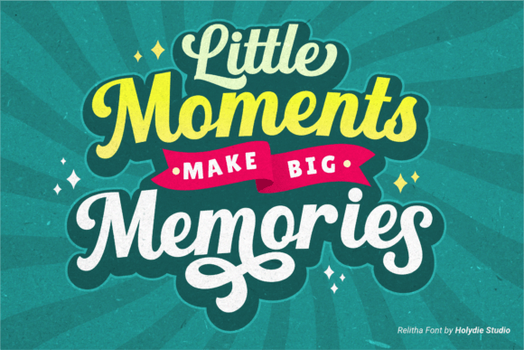 Relitha Font PNG with transparent background - Preview 1
