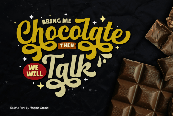Relitha Font PNG with transparent background - Preview 4