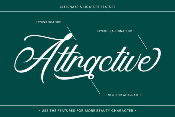 Sage Butterfly Font PNG with transparent background - Preview 3