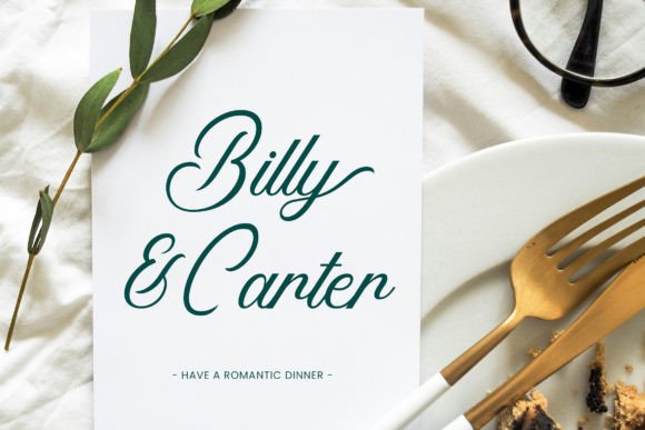 Sage Butterfly Font PNG with transparent background - Preview 4