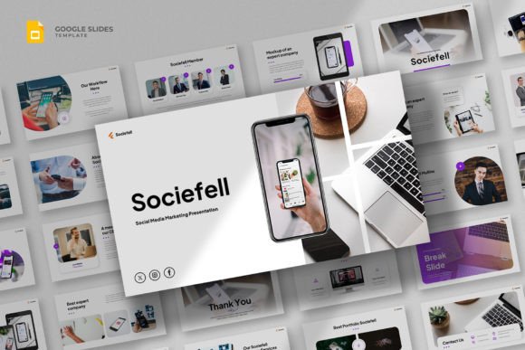 Social Media Marketing Google Slides