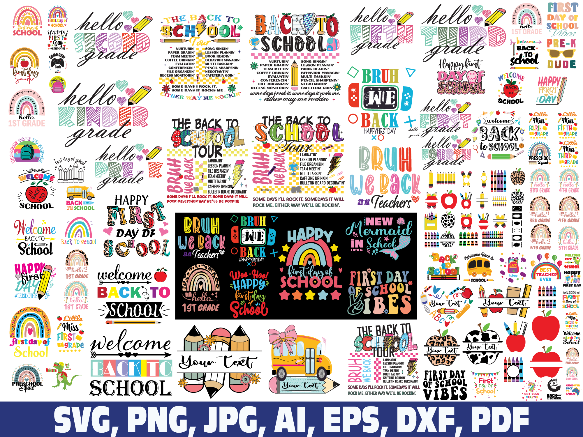 Back to School Bundle Graphic by Sofiamastery · Creative Fabrica