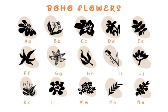 Boho Flowers Font - Preview 1