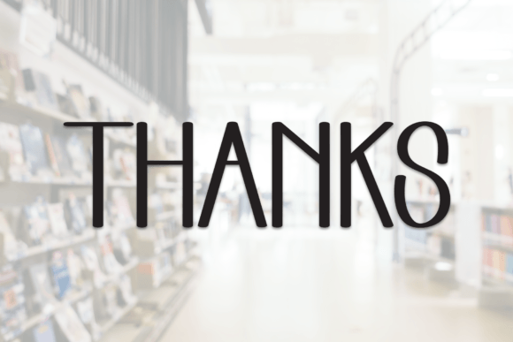 Book Store Font PNG with transparent background - Preview 6