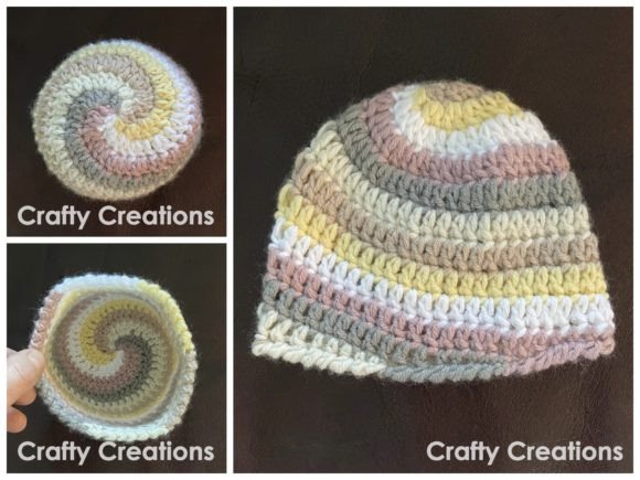 Candy Swirl Beanie Crochet Pattern