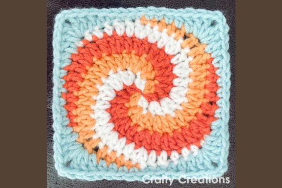 Candy Swirl Granny Square