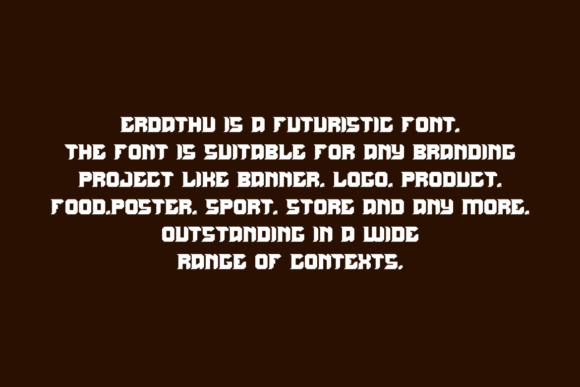 Erdathu Font font preview - 4
