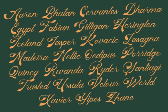 Heighten Font - Preview 1