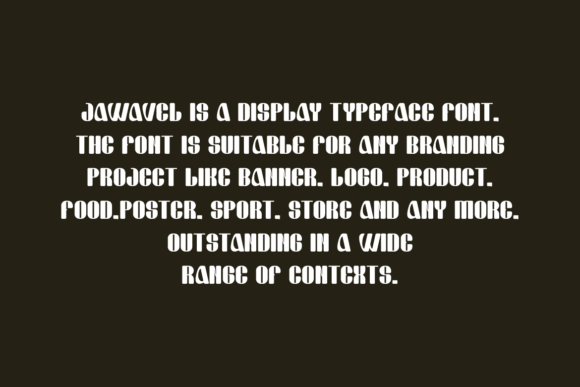 Jawavel Font PNG with transparent background - Preview 4