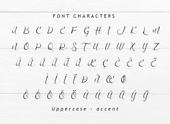 Josequin Font PNG with transparent background - Preview 4