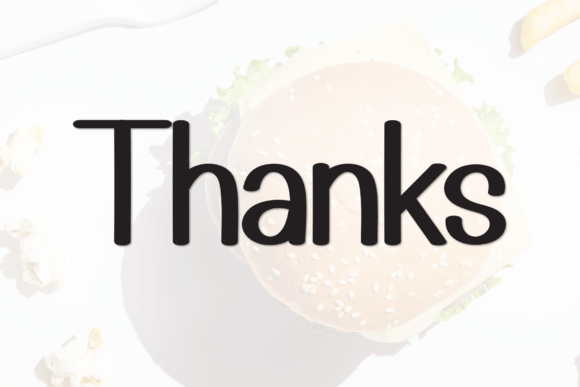 Minimum Hamburger Font font preview - 6