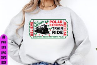 Polar Express Ticket Svg, Polar Express Graphic by RhDesign · Creative ...