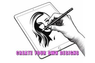 50 Women Procreate Stamps Graphic by ProcreateSale · Creative Fabrica