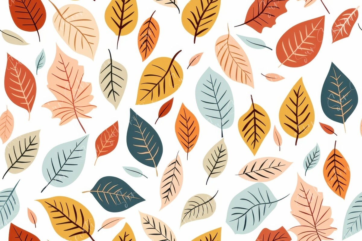 Autumn Leaves Pattern Seamless Graphic by Sun Sublimation · Creative ...