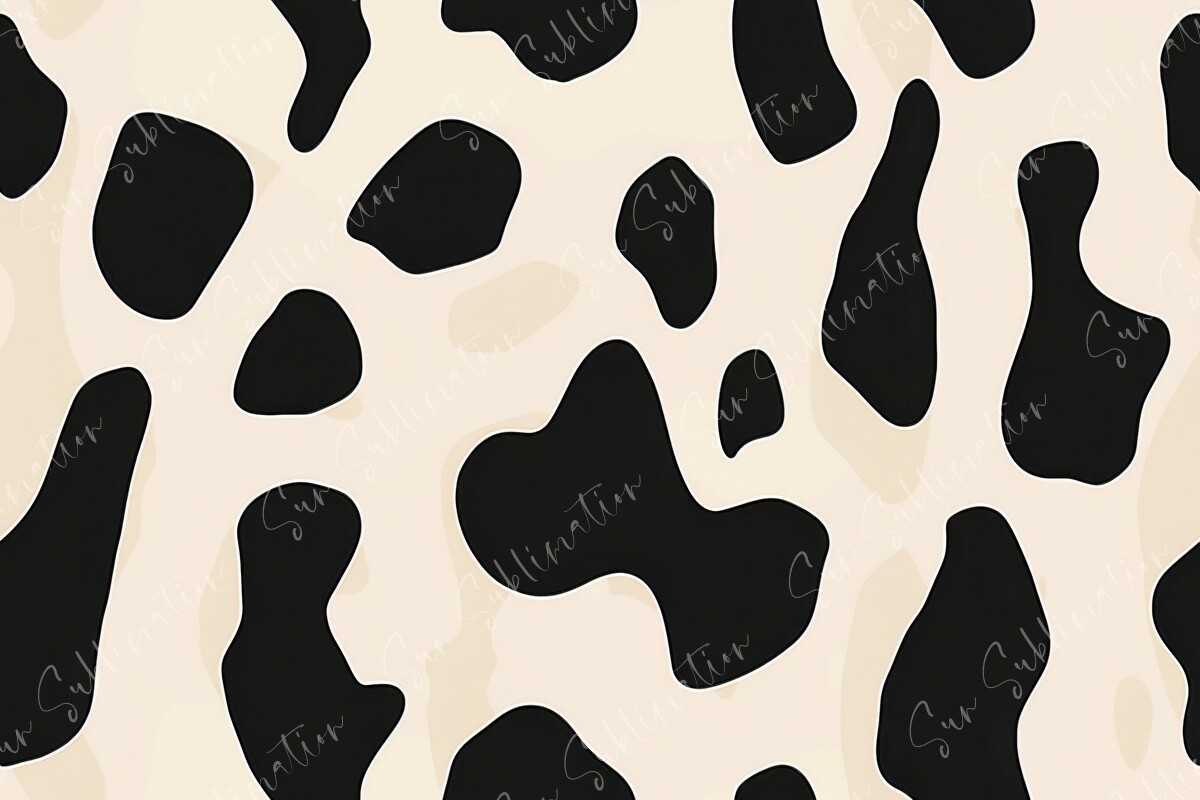 Cow Print Pattern Seamless Graphic by Sun Sublimation · Creative Fabrica