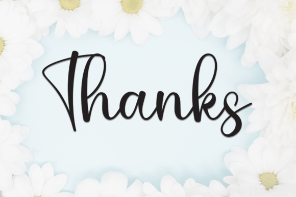 Flowers Zanitha Font - Preview 6