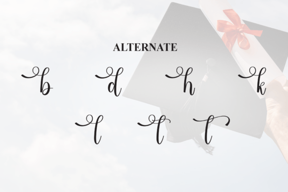 Graduation Font - Preview 6
