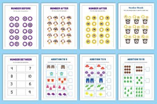 Kindergarten Numbers Workbook Canva Graphic by designmela01 · Creative ...