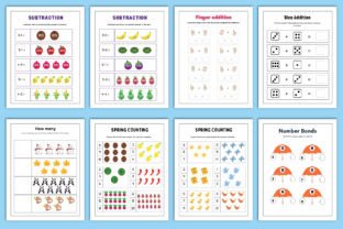 Kindergarten Numbers Workbook Canva Graphic by designmela01 · Creative ...