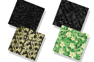 Seamless Gothic Spring Pattern Bundle Graphic by Regulrcrative ...