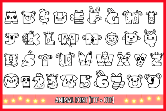 Animal Font - Preview 1