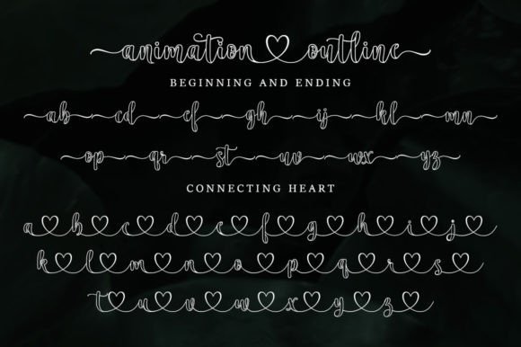 Animation Outline Font - Preview 6