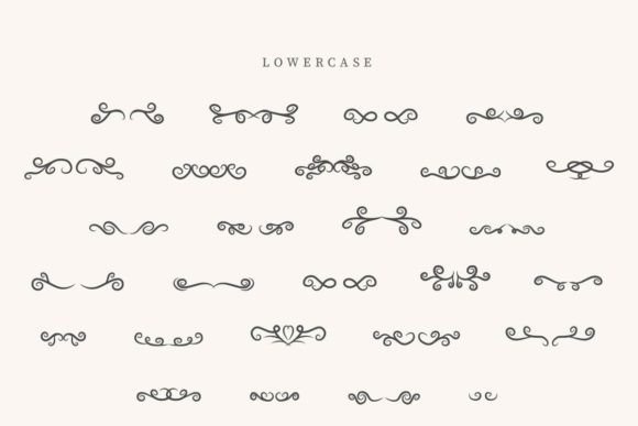 Beach Summer Divider Font PNG with transparent background - Preview 2