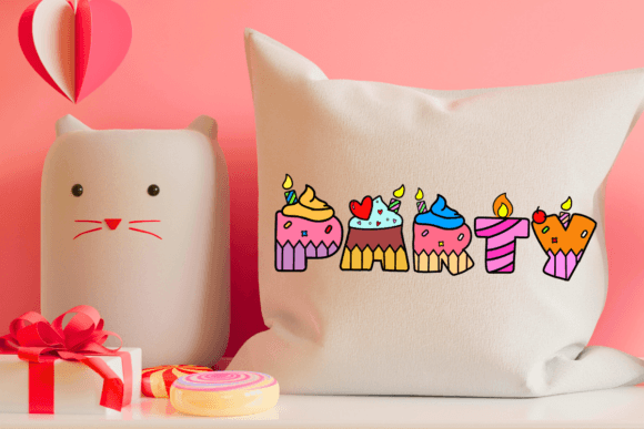Birthday Cake Font - Preview 5