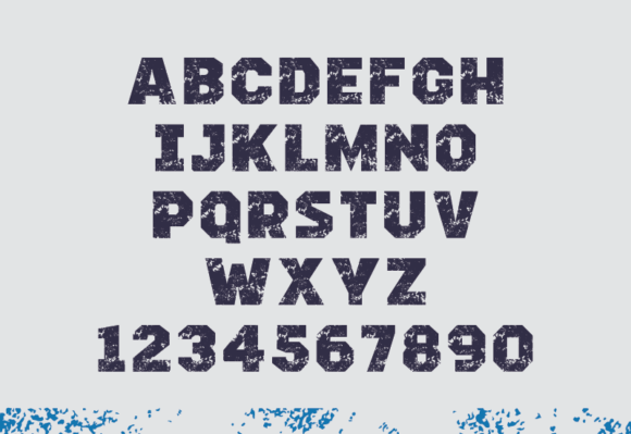 Bold Grunge Font - Preview 4