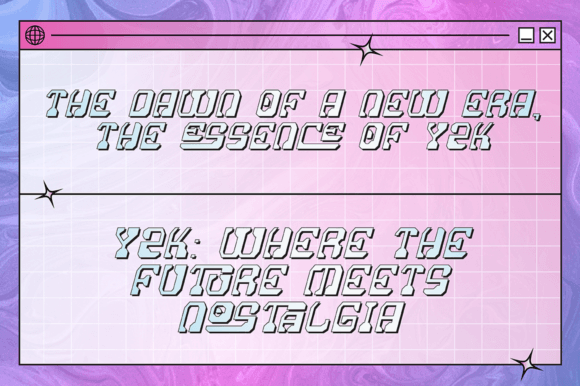 Cosmic Echoes Font PNG with transparent background - Preview 4