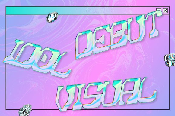 Cosmic Echoes Font PNG with transparent background - Preview 6