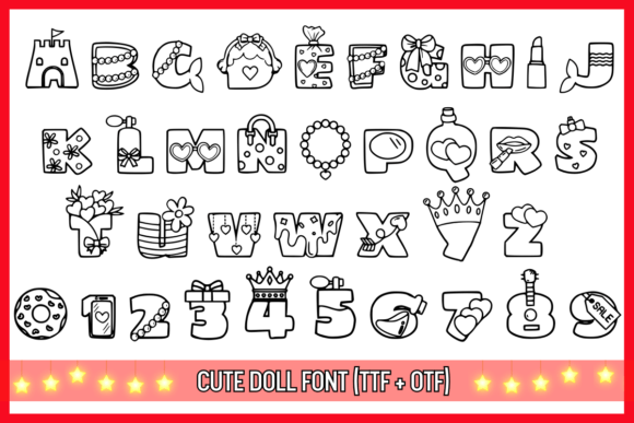 Cute Doll Font - Preview 1