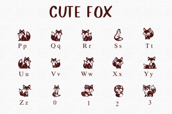 Cute Fox Font - Preview 2