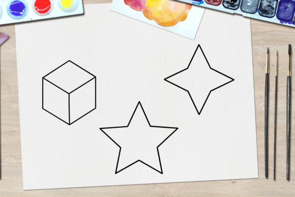Cute Shape Font PNG with transparent background - Preview 6