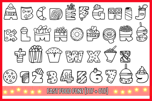 Fast Food Font - Preview 1