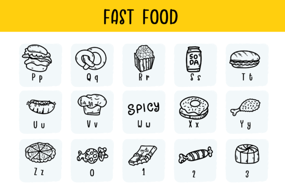Fast Food Font - Preview 2