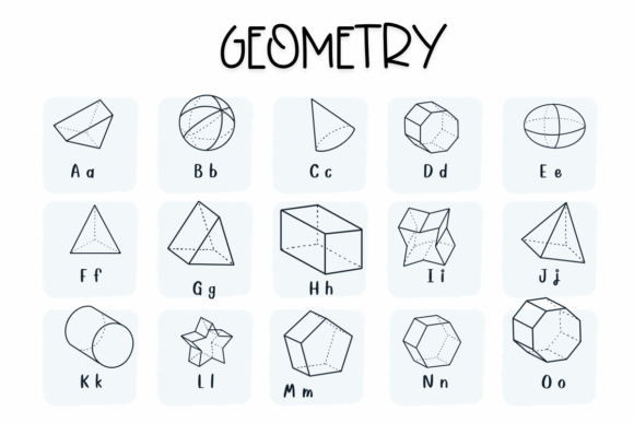 Geometry Font - Preview 1