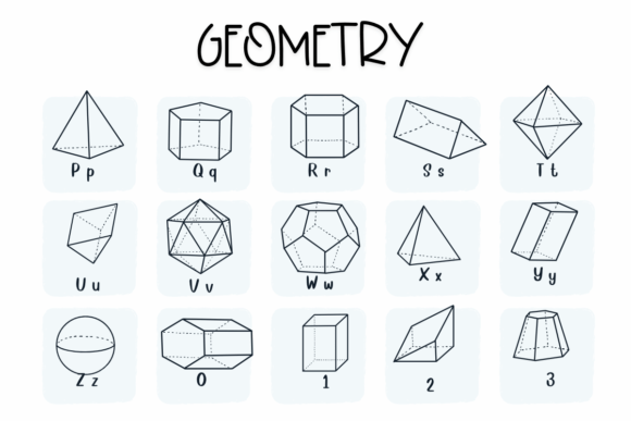Geometry Font - Preview 2