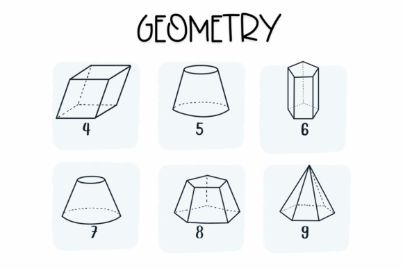 Geometry Font - Preview 3