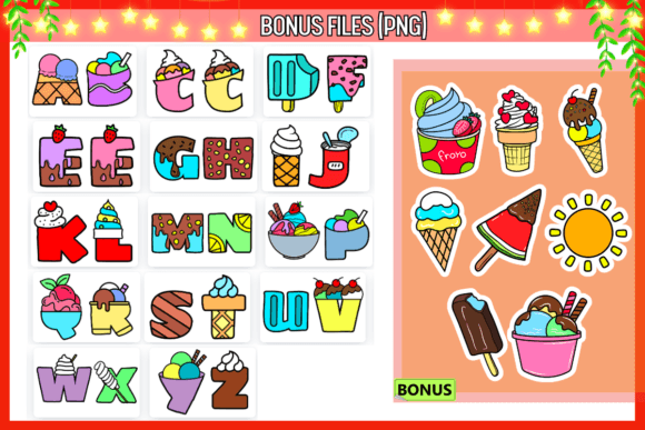 Ice Cream Font - Preview 2